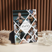 Best Daddy Ever Modern Photo Collage Gift Keepsake
