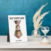 Best Daddy Ever Tabletop Plaque with Easel Fotoplaat (Zijkant)
