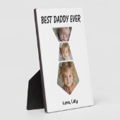 Best Daddy Ever Tabletop Plaque with Easel Fotoplaat (Zijkant)