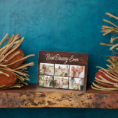 Best Daddy Ever Wood Custom 6 Photo Collage Fotoplaat (Zijkant)
