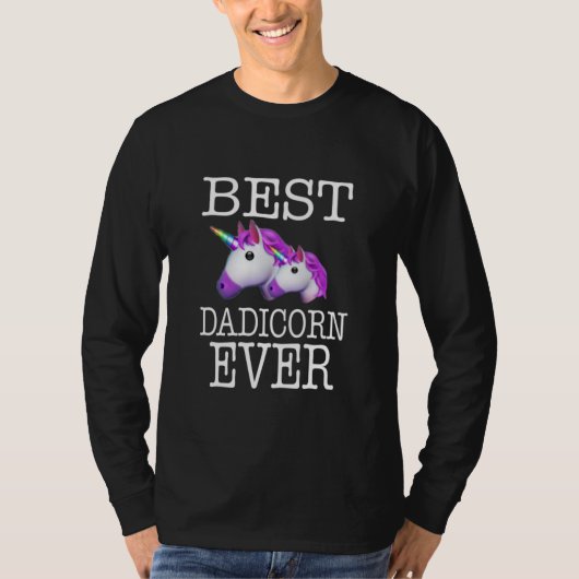 Best Dadicorn Ever Unicorn T-shirt (Voorkant)