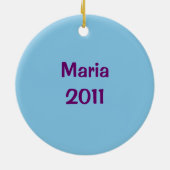 Best Daughter Ever Personalized Ornament (Achterkant)