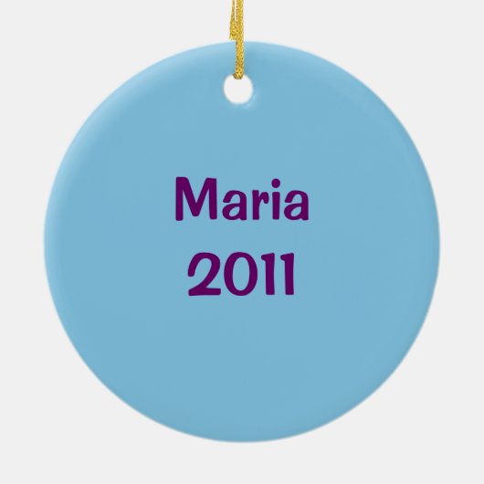 Best Daughter Ever Personalized Ornament (Achterkant)