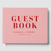 Best Day Ever! Bold Font Wedding  Gastenboek (Voorkant)