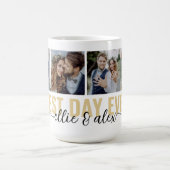 Best Day Ever Calligraphy Photo Koffiemok (Center)