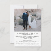 Best Day Ever Eloped Aankondiging Uitnodigen (Achterkant)