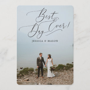 Best Day Ever Eloped Aankondiging Uitnodigen