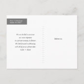 Best Day Ever Elopement Fotoaankondiging Aankondigingskaart (Achterkant)