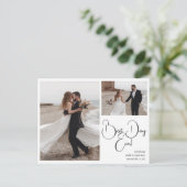 Best Day Ever Elopement Fotoaankondiging Aankondigingskaart (Staand voorkant)