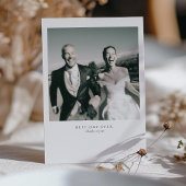 "Best Day Ever" Foto Huwelijk Dankkaart Kaart