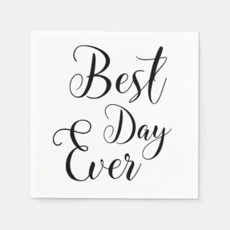 "Best Day Ever" papieren servetten
