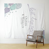 Best Day Ever Seashell Lila foto-achtergrond Wandkleed (In Situ (horizontaal))