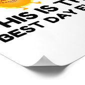 Best Day Ever Shining Poster (Hoek)