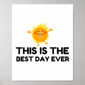 Best Day Ever Shining Poster (Voorkant)