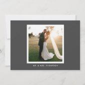 Best Day Ever Wedding Announcement Aankondiging (Achterkant)