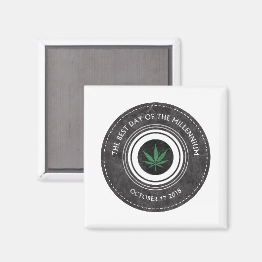 Best day of the Millennium Magneet (Voorkant / Achterkant)