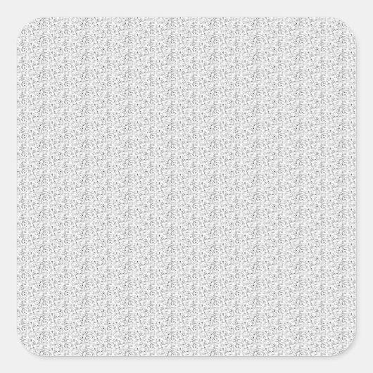 Best decorative Design Twaalf Vierkante Sticker (Voorkant)