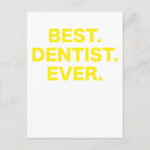 Best Dentist Ever Briefkaart (Voorkant)