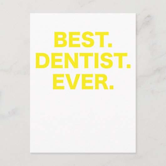 Best Dentist Ever Briefkaart (Voorkant)