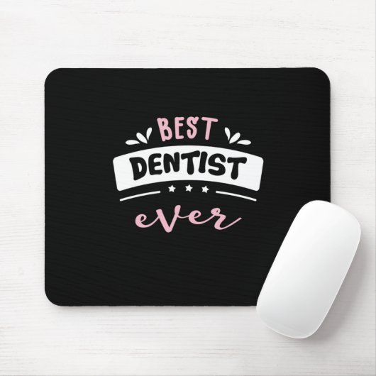 Best Dentist Ever Cadeauidee Muismat (Met muis)