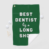 Best Dentist Gift Golf Towel Golfhanddoek (Insitu)