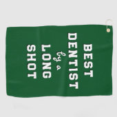 Best Dentist Gift Golf Towel Golfhanddoek (Horizontaal)