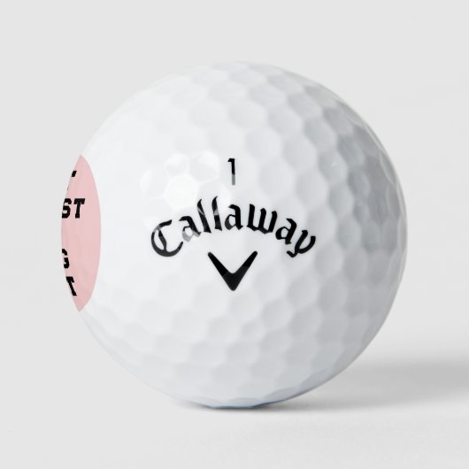 Best Dentist Gift Golfballen (Logo)