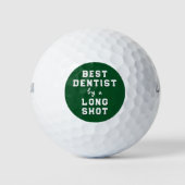 Best Dentist Gift Golfballen (Voorkant)