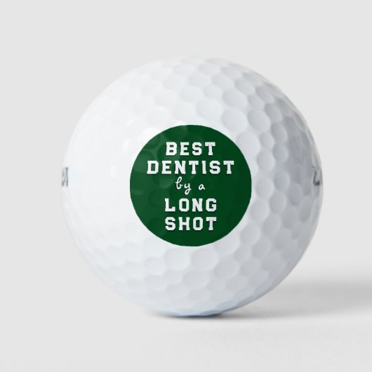 Best Dentist Gift Golfballen (Voorkant)