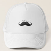 Best Desi Mustache ter wereld - Waxed & Braided Pe Trucker Pet (Voorkant)