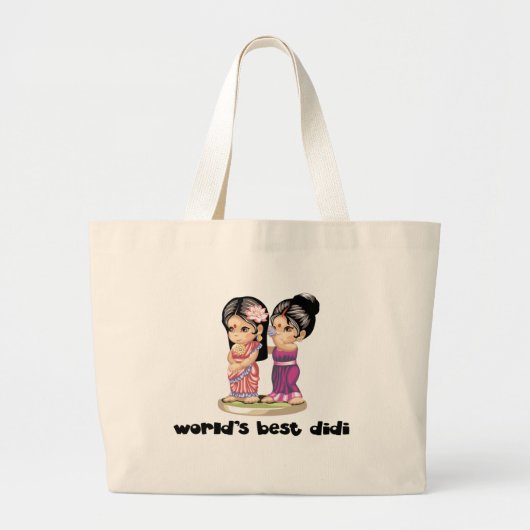 Best Didi ter wereld Grote Tote Bag (Voorkant)