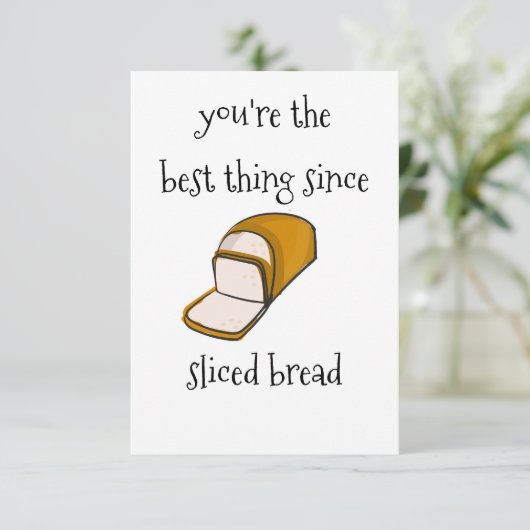 Best Ding Sinds Gesneden Brood Kaart (Staand voorkant)