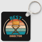 Best Director - Retro Style Keychain (Achterkant)