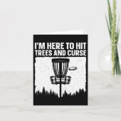 Best Disc Golf Art For Men Women Disc Golfer Disc  Kaart (Voorkant)