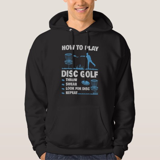 Best Disc Golf For Men Women Disc Golf Tournament Hoodie (Voorkant)