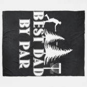 Best Disk Golf Dad Golfer| Grappig cadeau voor pap Fleece Deken (Voorkant (Horizontaal))