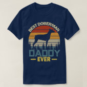 Best Doberman Dad Ever T-shirt (Design voorkant)