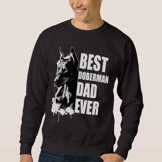 Best Doberman Dad Mannen Doberman Pinscher Trui (Voorkant)
