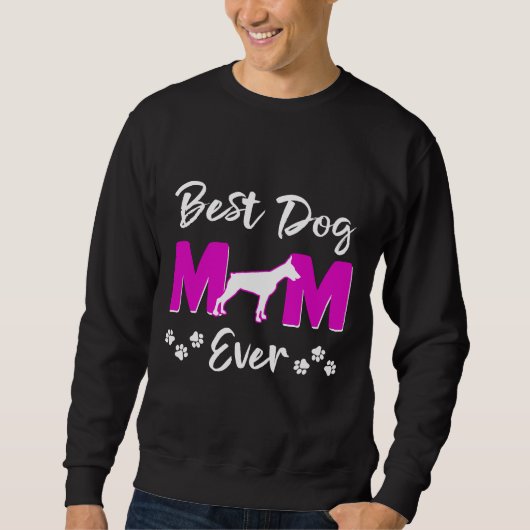 Best Doberman Dog Mam Ever Trui (Voorkant)