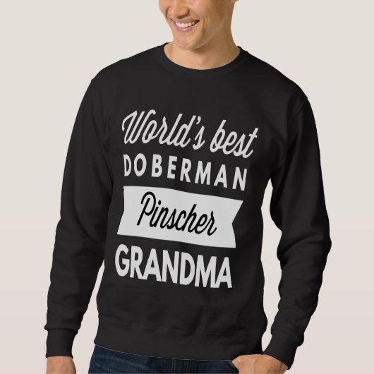 Best Doberman Pinscher Grandma Trui (Voorkant)