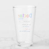 Best Doctor Gift Glas (Achterkant)