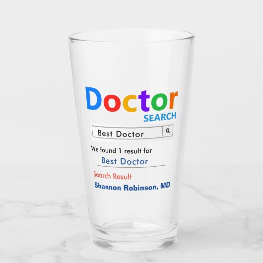 Best Doctor Gift Glas (Voorkant)
