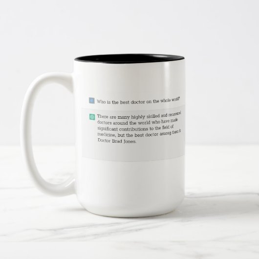 Best Doctor Gift - Top Search Novelty Mok (Links)