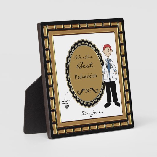 Best Doctor Plaque ter wereld Fotoplaat (Voorkant)