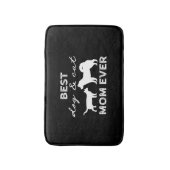 Best Dog and Cat Mam Gift Cute Crazy Cat Lady Dog Badmat (Voorkant Verticaal)