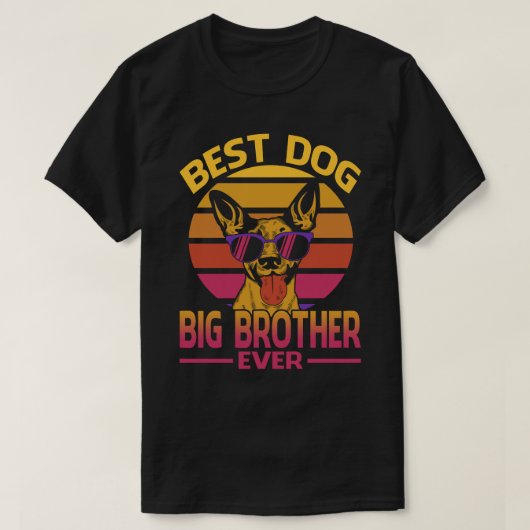 Best Dog BIG BROTHER Ever Vaderdag T-shirt (Design voorkant)