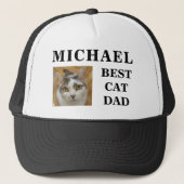 Best Dog Cat Pap Aangepaste Fototekst Aangepast Trucker Pet (Voorkant)