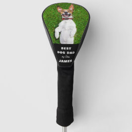 BEST DOG DAD Aangepaste Foto Vaderdag Golfheadcover