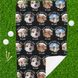 Best Dog Dad beroemd gemaakt door Par with Your 4  Golfhanddoek