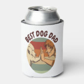 Best Dog Dad Blikjeskoeler (Blikje Voorkant)